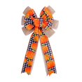 thumbnail image 2 of HILABEE Fall Wreath Bow, Thanksgiving Wreath Bow, Rustic, Decorative,Autumn Decorative Bow Party Favor for Halloween Home Decorations Pumpkin, 2 of 8