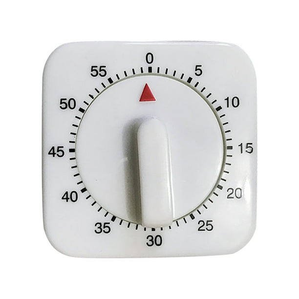 Mini temporizador mecánico 1 hora/60 minutos juego cuenta regresiva alarma cocina herramienta de cocina