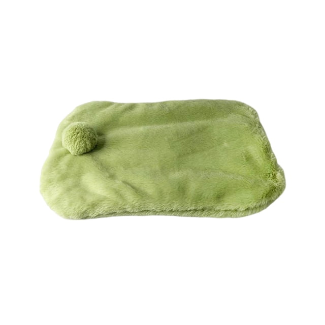 Transemion Bunny Bed Soft Dog Bed Small Animal Bed Plush for Rabbit Squirrel Chinchilla Green 40x29cm