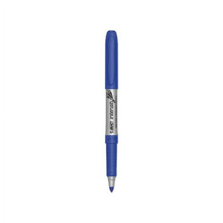 Bic Great Erase Grip Fine Point Dry Erase Marker Blue Dozen Gde11be : Target