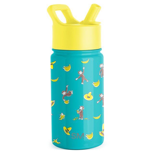 Botella de agua Simple Modern Curious George Kids de 400 ml
