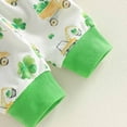 thumbnail image 4 of mgoYE Baby Boy Clothes 12 Months St Patricks Day Baby Boy Girl Outfit Cute Shamrock Sweatshirt Elastic Drawstring Long Pants Infant Spring Clothes(Green,18-24 Months), 4 of 9