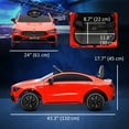 thumbnail image 3 of Qaba 12V Mercedes-Benz Licensed Kids Electric RC Car, Toddler Ride on Toys Gift, Red, 3 of 10