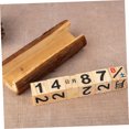 thumbnail image 3 of GOOHOCHY 2PCS Daily Desktop Calendar Wood Perpetual Date Display for Home Office Multi, 3 of 8