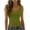 Tank Top / Camisole - Green, variant on Tank Tops for Girls Sleeveless V Neck Cami Casual Slim Cozy Camisole Lightweight Solid Color Spring Summer Streewear