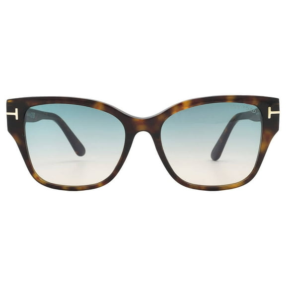 Tom Ford Elsa Green Gradient Cat Eye Ladies Sunglasses FT1108 52P 55