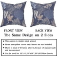 thumbnail image 2 of Nautical Coastal Throw Pillow Covers Set of 2 Ocean Themed Beach Coral Couch Pillow Cases Outdoor Sofa Cushion Cover Modern Sea Plants Decor for Bed Living Room, 18" x 18", 2 of 6
