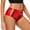 Red, variant on IDALL Shorts for Women Leather Shorts Short High Waisted Shorts Leather Metallic Solid Color High Gloss Women's Super Shorts Hot Pants Womens Shorts Casual Summer Shorts Black L