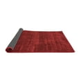 thumbnail image 2 of Ahgly Company Indoor Square Abstract Red Modern Area Rugs, 5' Square, 2 of 4