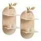 thumbnail image 1 of Naiovety Estante de pared Baño de madera Amplia gama de aplicaciones Estantes de pared Estante de pared Montaje en pared Práctico Decoración del hogar A, 1 of 6