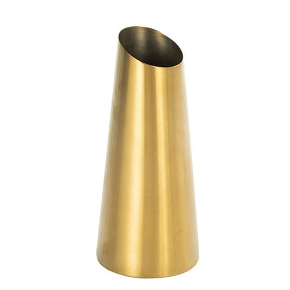 Vintage Gold Metal Flower Vase for Wedding/Home Decor