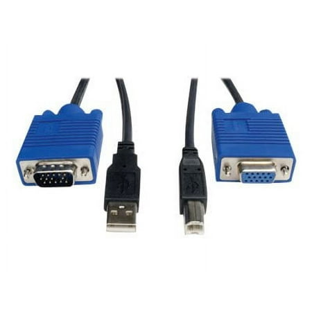 UPC: 0037332014993 | Tripp Lite P758-010 Tripp Lite USB KVM Cable – 10ft