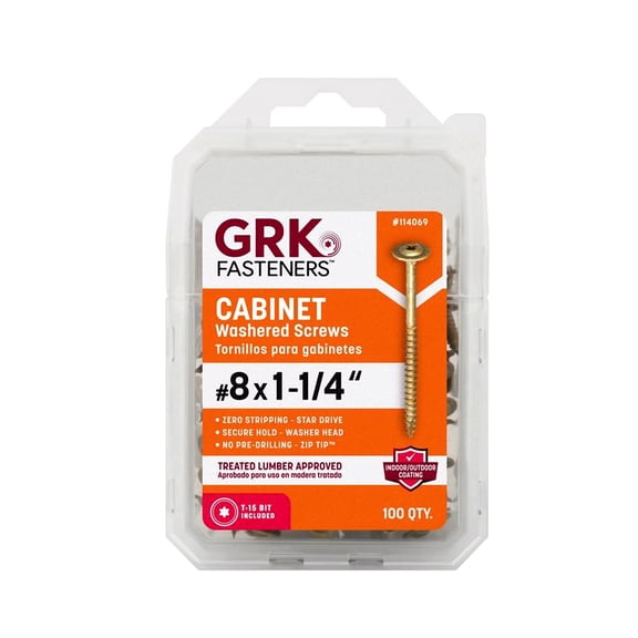 ITW Brands 5149729 8 x 0.75 in. Low-Profile Cabinet Screw