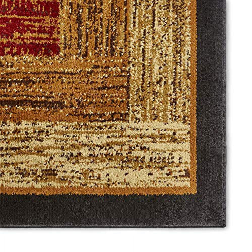 Home Dynamix Royalty Vega Geometric Area Rug, Black, 1'9"x7'2"