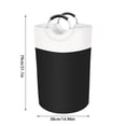 thumbnail image 2 of Foldable Laundry Basket, Household Dirty Clothes Basket with Aluminum Handle, Large Capacity 90L Collapsible Storage Basket for Bedroom, Bathroom, Dorm, Home Use, 2 of 2