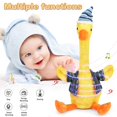 thumbnail image 2 of Novedad mini juguete de plástico de pato eléctrico divertido para niños alivia el aburrimiento Feliz Sencillez, 2 of 5