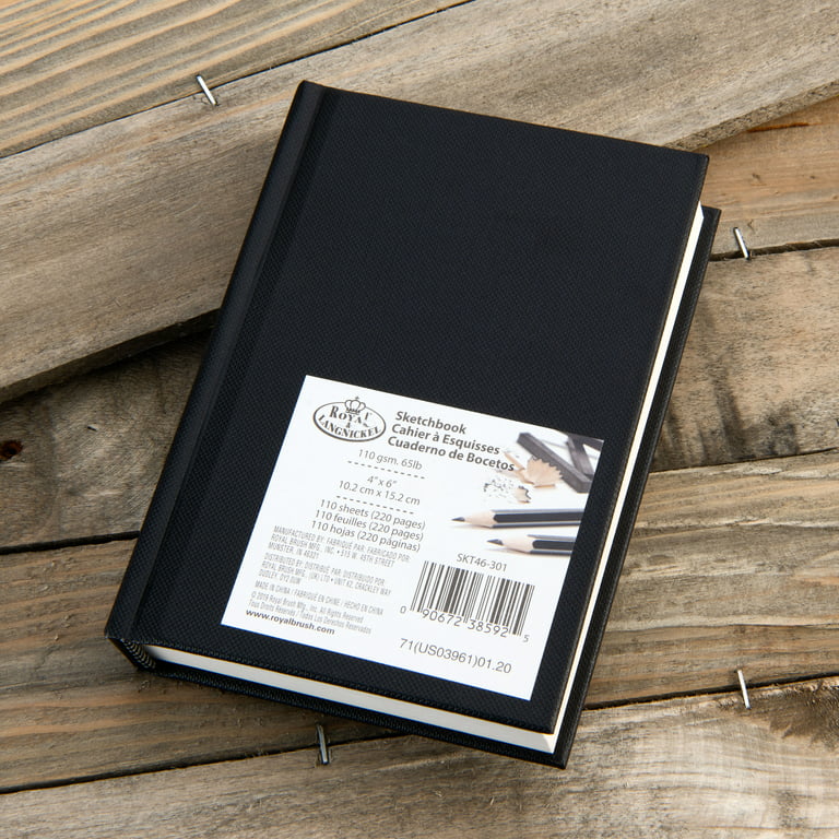 Royal & Langnickel Essentials - 4 x 6 110 Sheet Hardbound Artist Sketch  Book