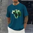 thumbnail image 6 of CYiJun George Graphic T Shirt for Men Summer Crew Neck Short Sleeve Casual Tees, 6 of 6