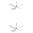 thumbnail image 1 of Ventilador de techo de 6 hojas Naiovety alimentado por USB enfriador antimosquitos 2Conjunto, 1 of 6