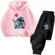 thumbnail image 2 of Ropa infantil con estampado creativo de Stitch, sudaderas informales de calle para niños y niñas, deportes al aire libre, mono de camión para niños de 3 a 14 años, 2 of 5