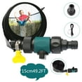 LLQEUIB Home Spreader Expandable Hose 25 Ft Trampoline Sprinkler Garden
