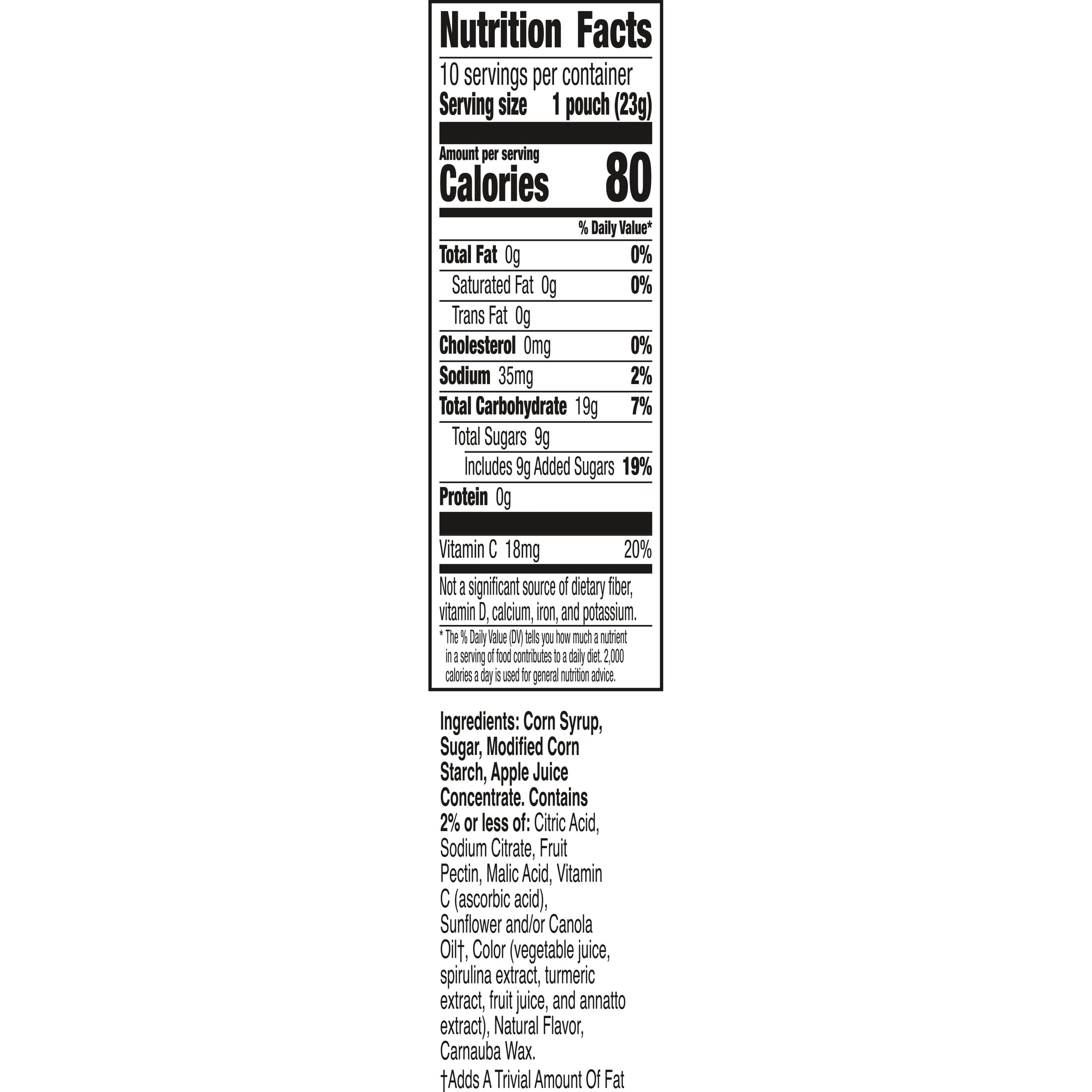 Shrek Fruit Flavored Snacks, Gluten Free, 10 Ct, 8 oz