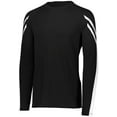 thumbnail image 2 of Holloway Sportswear S Boys FLUX SHIRT LONG SLEEVE Black/White 222607, 2 of 5