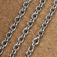 thumbnail image 4 of Cadena de Joyería BLESIY de acero Inoxidable 5 Metro Cadena de Tobillo Eslabón 3x4mm Plata, 4 of 8