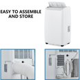 thumbnail image 6 of Air Conditioner, 14000 BTU Air Conditioner Portable for Room up to 700 Sq. Ft, Portable AC Unit Built-in Cool, Dry, Fan Modes, for Room, Dorm, Office, 24H Timer Function, with Remote Control, 6 of 7