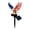 B, variant on Personalized Solar Eagle Landscape Stake Lamp, USA 250th Themed Outdoor Light for Independence Day & Memorial Day Yard