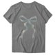 thumbnail image 4 of Blusas de Manga Corta para las Mujeres Divertida Impresión Cuello Redondo Camiseta Vintage, Blusas de Primavera para las Mujeres, 4 of 9
