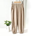 thumbnail image 2 of SERTGUTR Kids' Jogger Pants Elastic Waist Contrast Piping Cuffed Ankles Loose Fit Lightweight Quick Dry Ice Silk School Sports Casual Trousers, 2 of 4