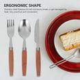 thumbnail image 2 of Kitandove Personal Utensil Set Wood Gray Camping 1 Set, 2 of 8