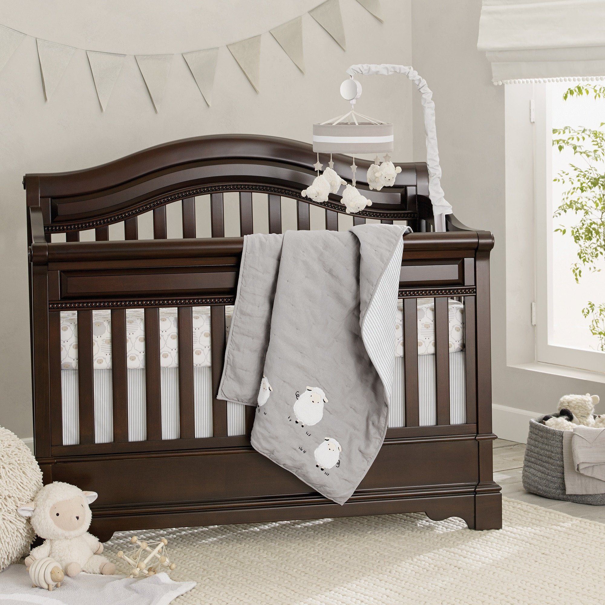 Lambs Ivy Signature Goodnight Sheep 4 Piece Crib Bedding Set