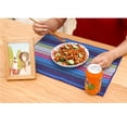 thumbnail image 4 of Colorful Table Mats Set of 4, Durable Cotton Cloth Placemats, Home Daily Use Heat Insulation Mat, Bring Color to Life, Multi-color, 4 of 6