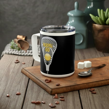 

Personalized Lacrosse Insulated Coffee Mug 10oz Drinkware