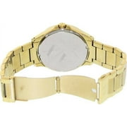 Armani Exchange Black Dial Gold PVD Mens Watch AX2122