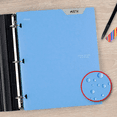 thumbnail image 4 of Five Star Plastic Folder 2-Pocket Stay-Put 3-Hole Punched, 11.75" x 9.5", Sky Blue, 4 of 4