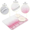thumbnail image 3 of FREEAMG Beautiful Blooming Pink Cherry Blossom Trees 16 x 18 Inches Absorbent Dish Drying Mat Microfiber Kitchen Countertop Table Protector Multi-Purpose Counter Rack Sink Drainer Pad, 3 of 6