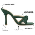 thumbnail image 3 of Journee Collection Womens Cilicia Slip On Multi Strap Open Toe Pumps, 3 of 4