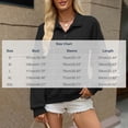 thumbnail image 4 of Golf Collar Sweatshirt For Women, Fleece Lined Long Sleeve Raglan Tops, Teen Fall Casual Basic Loose Fit Pullover Shirts S-XXL, 4 of 6