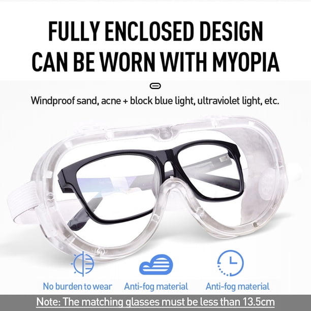 Lunettes De Sécurité De Protection Travail Anti-po... – Grandado