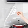 thumbnail image 1 of shiyou-Clear Contact Paper Peel and Stick,3PCS Transparent Oil-Proof Sticker,Self-Adhesive Kitchen Backsplash Film Countertop Protector Sticker,Heat-Resistant Transparent Vinyl Cabinet Liner Wallpape, 1 of 4