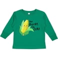 thumbnail image 3 of Inktastic Aw, Shucks, I'm Cute Corn Humor Boys or Girls Long Sleeve Toddler T-Shirt, 3 of 5
