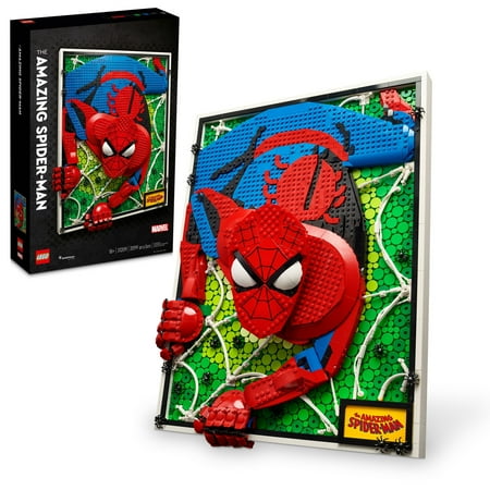 LEGO Art The Amazing Spider-Man Super Hero Building Kit 31209