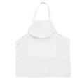 thumbnail image 4 of Luxshiny Square Sleeveless Chef Apron and Hat Set for Professional Cooking 4Pcs 28.7x23.6x0.04In, 4 of 8