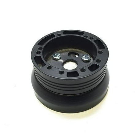 Chevy Bel Air Billet - New World Motoring 1967 to1968 Chevy Impala, Bel Air Steering Wheel Adapter - Black Billet Aluminum
