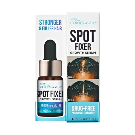 Kiss Colors & Care Spot Fixer Growth Hair Serum with Biotin, 0.4 fl oz