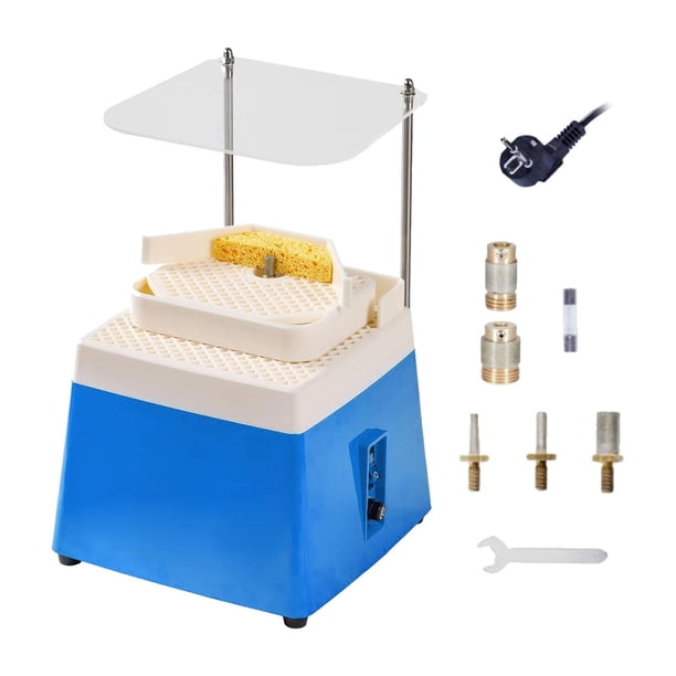 Amoladora eléctrica portátil para vidrieras, ideal para decoración y procesamiento de arte. Azul