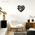 thumbnail image 2 of Jesus Heart Love Beautiful Metal Wall Art Home Decor, 2 of 6